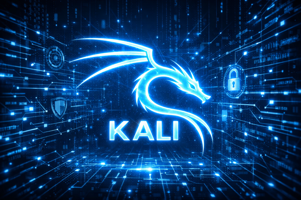 Kali Linux ethical hacking operating system interface