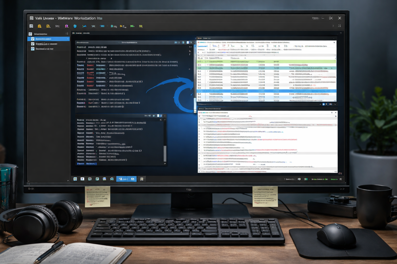 Using VirtualBox or VMware to run Kali Linux for ethical hacking practice