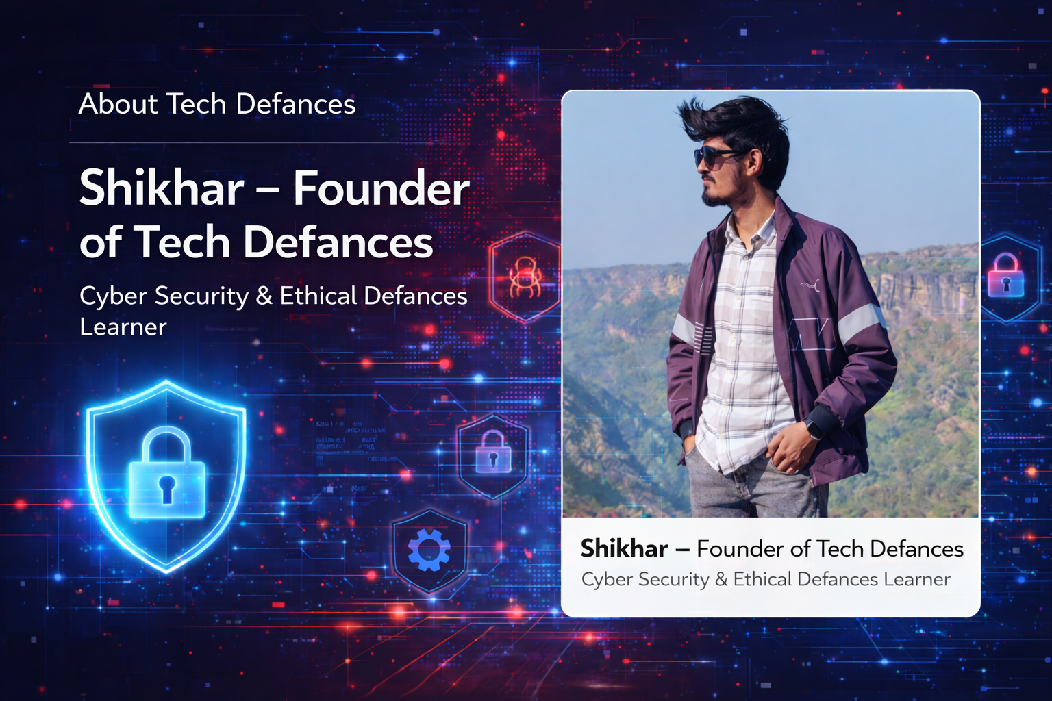 Shikhar Founder of Tech Defences Cyber Security Blog